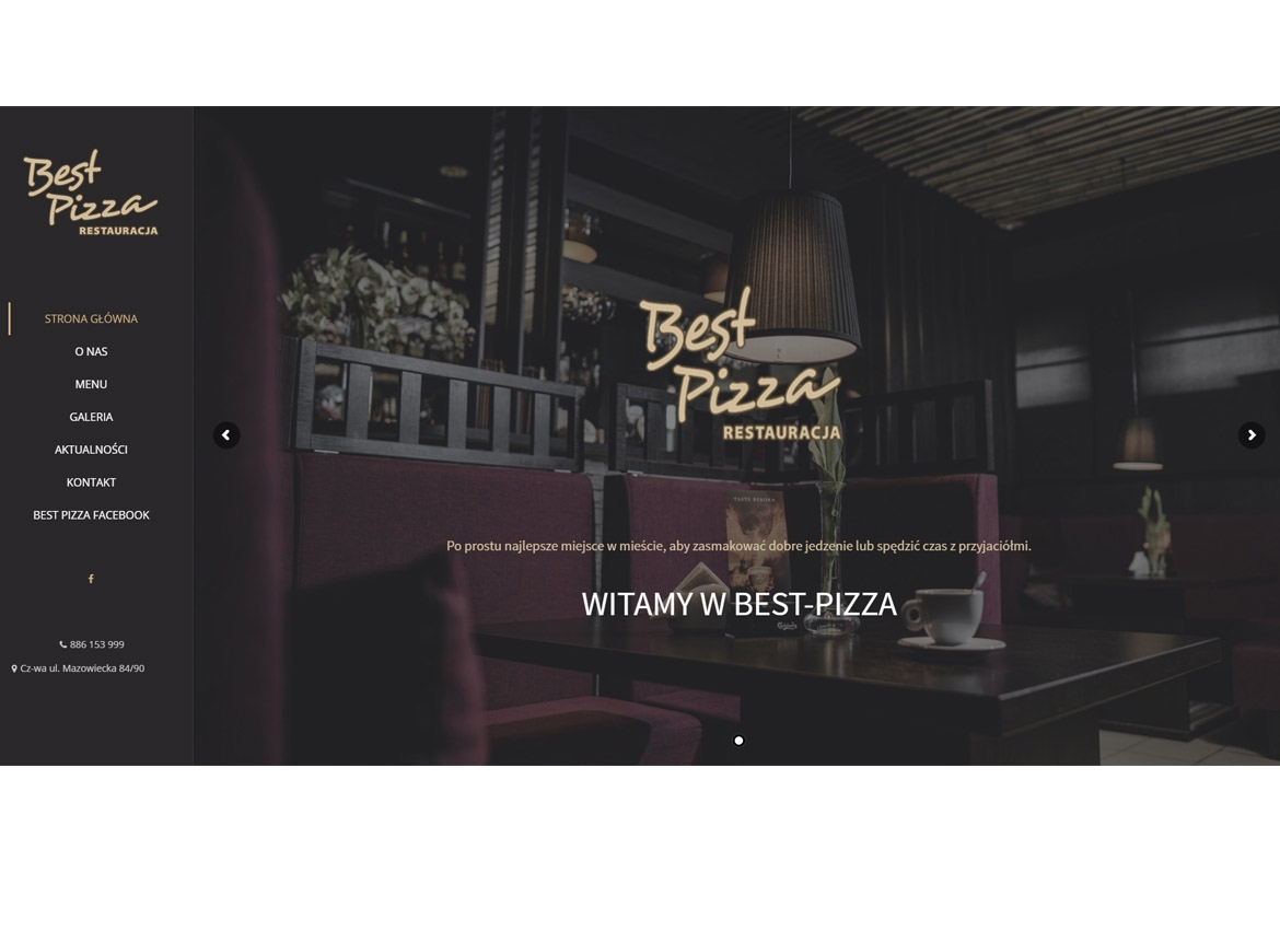 Projekt Strony Internetowej best-pizza.pl
